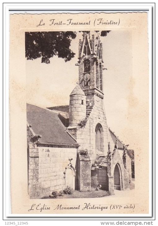 Frankrijk La Foret-Fouesnant L'eglise Monument Historique - La Forêt-Fouesnant