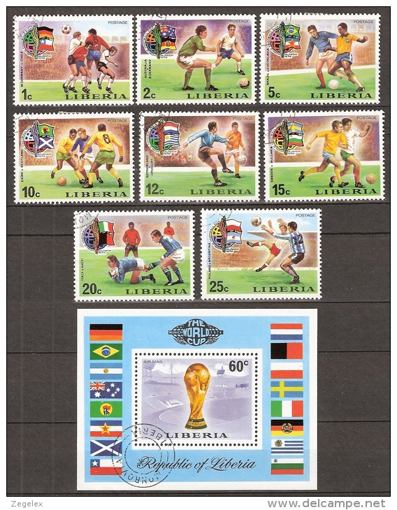 Liberia, FIFA Coup Du Monde Munchen 1974 Football, Soccer, Voetbal, Fussball - 1974 – Germania Ovest