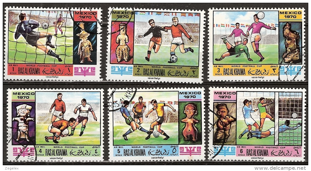 Ras Al Khaima-FIFA Coup Du Monde Mexico 1970, Football, Soccer, Voetbal, Fussball - 1970 – Mexico