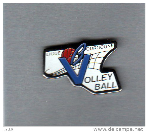 Pin´s  Sport  VOLLEY-BALL  Ligue  De  Bourgogne - Pallavolo