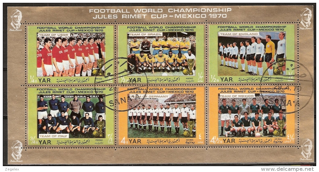 Yemen -FIFA Coup Du Monde Mexico 1970, Football, Soccer, Voetbal, Fussball - 1970 – Mexico