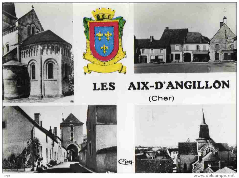 CPSM  Les Aix D'angillon - Les Aix-d'Angillon