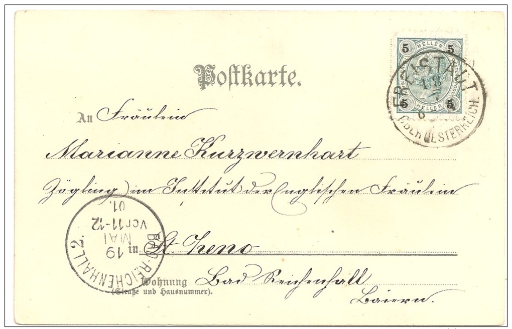 Allemagne / Germany - HANS Von BÜLOW +++ To Bad-Reichenhall, Germany, 1901 +++ Obpather, Munich, S. 46 +++ - Artistes