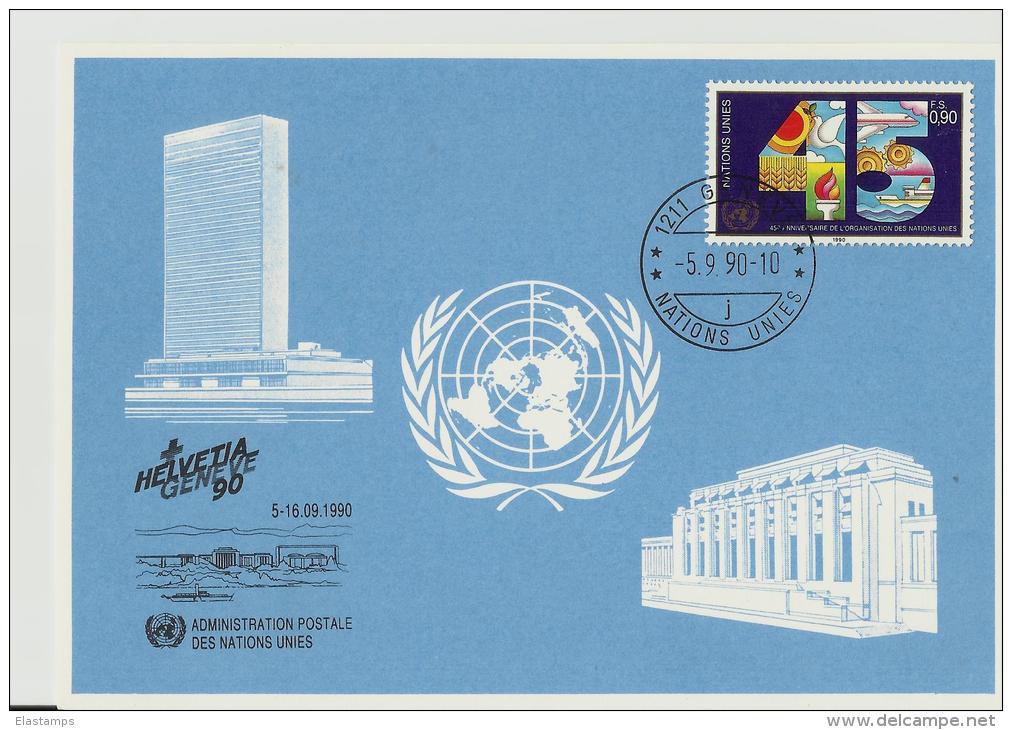 =UNO GENF GS 1990 - Lettres & Documents