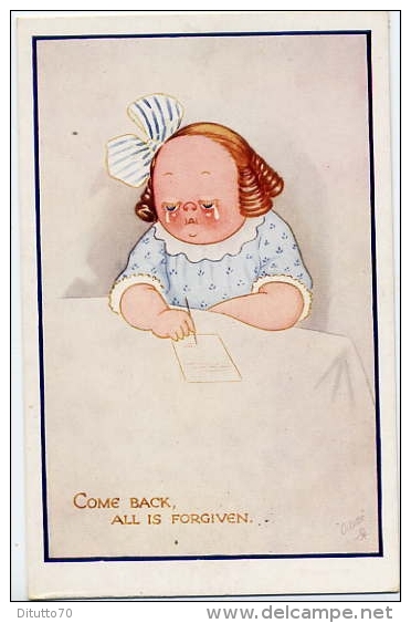 Humor - Umoristica - Con Bambini - Come Back All Is Forgiven  - 8639 - Formato Piccolo Non Viggiata - Humorous Cards