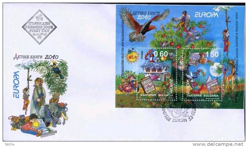 BULGARIA \ BULGARIE - 2010 - Europe-Cept - Les Enfents - Bl - FDC - 2010