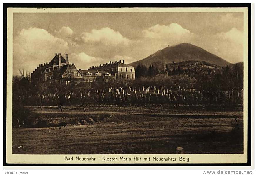 Bad Neuenahr  -  Kloster Maria Hilf Mit Neuenahrer Berg  -  Ansichtskarte Ca.1926    (2330) - Bad Neuenahr-Ahrweiler