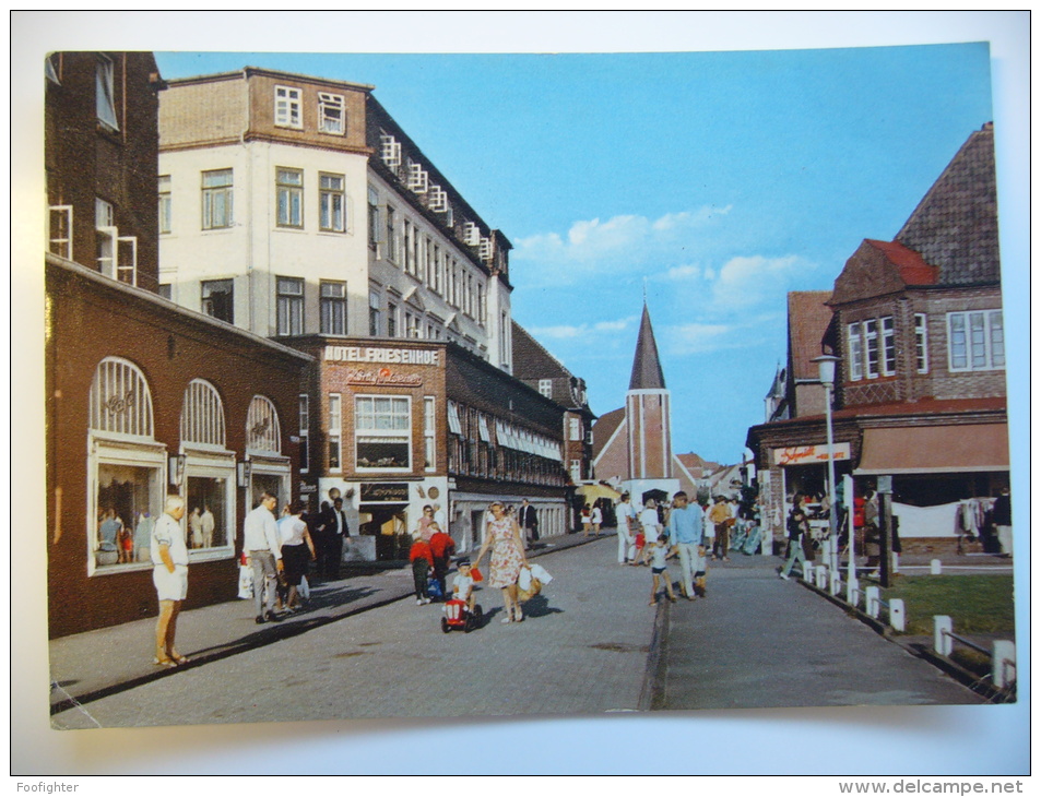 JUIST: Wilhelmstraße Wilhelm Street 1970 Used Stamp - Juist