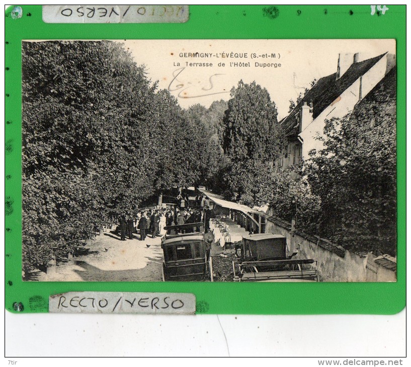 GERMIGNY L'EVEQUE LA TERRASSE ET L'HOTEL DUPORGE - Otros & Sin Clasificación