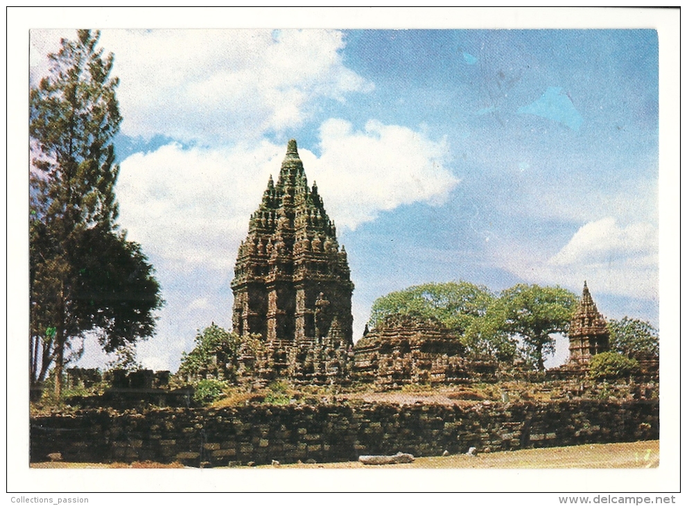 Cp, Indonésie, Near Yogyakarta, Prambanan Temple, écrite 1991 - Indonésie