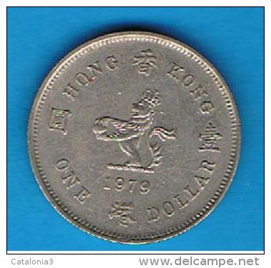 HONG KONG - 1 Dolar 1979  KM43 - Hong Kong