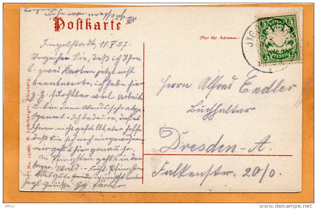 Ingolstadt 1900 Postcard - Ingolstadt