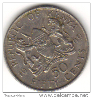 AFRIQUE - KENYA  / 50 CENTS 1969 - Kenya