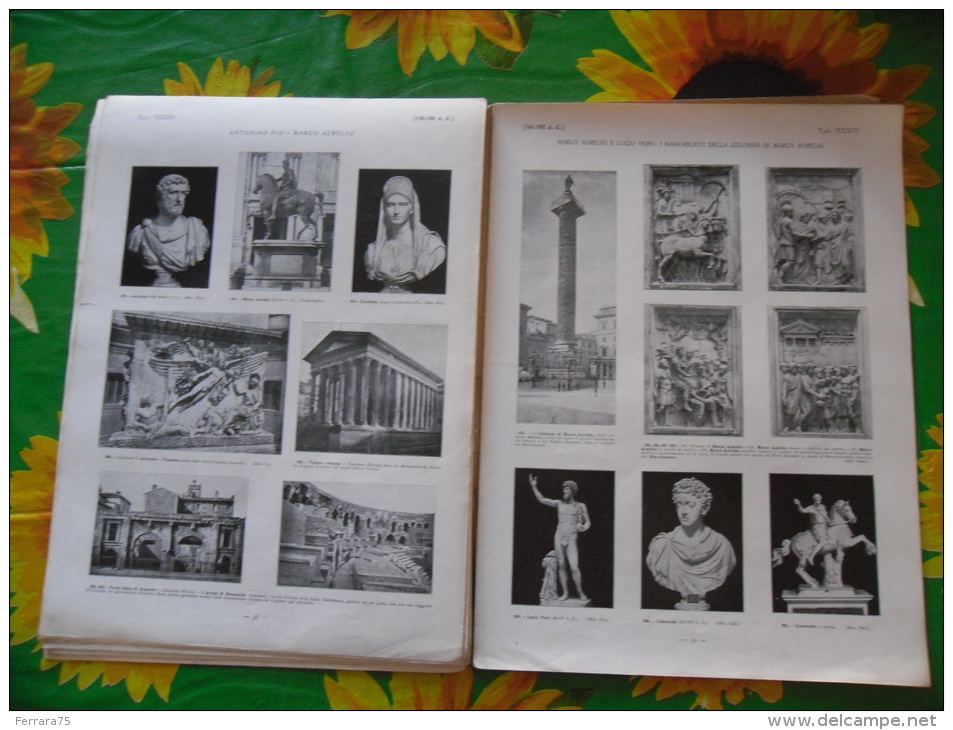 LA STORIA DI ROMA NEI MONUMENTI E NELLE ARTI FIGURATIVE ALBUM ICONOGRAFICO 1900