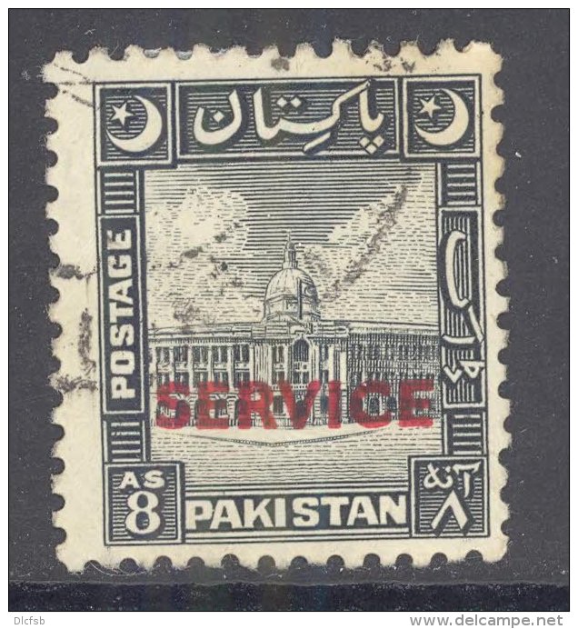 PAKISTAN, 1949 8As (moon With Points To Left) SERVICE, SGO31, VFU Cat &pound;24 - Pakistan