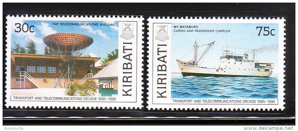 Kiribati 1989 Transport & Telecommunications Decade MNH - Kiribati (1979-...)