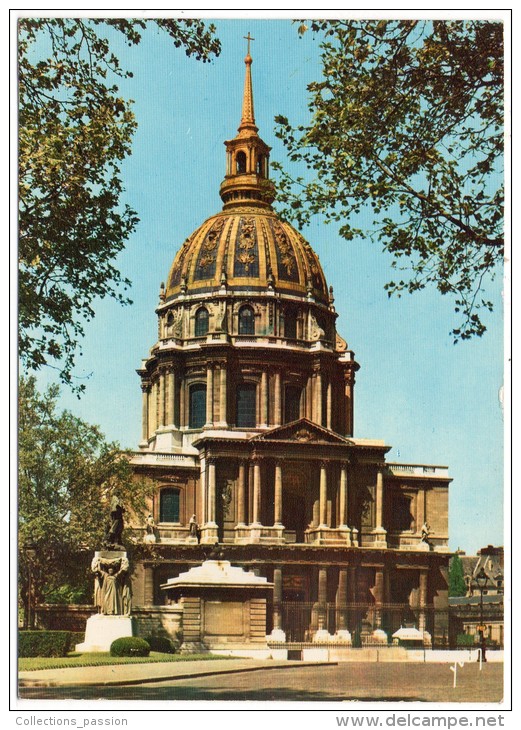 CP, 75, PARIS En Flânant, Eglise Saint-Louis-des-Invalides, Vierge, Pas D'appelation "carte Postale" - Eglises