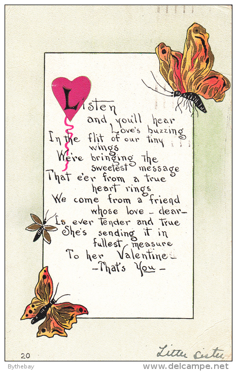 Poem: Listen And You'll Hear Love's Buzzing ... - Saint-Valentin