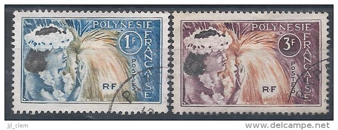 Polynésie N° 27-28  Obl. - Used Stamps