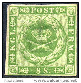 DANEMARK N° 9 NEUF* - Unused Stamps