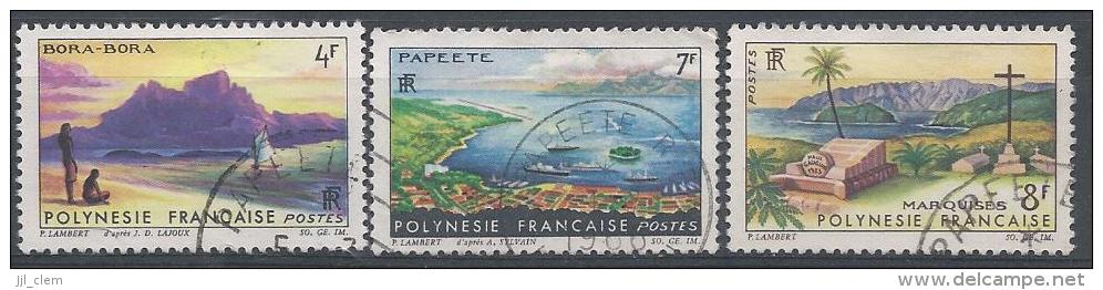 Polynésie N° 31 à 33  Obl. - Used Stamps