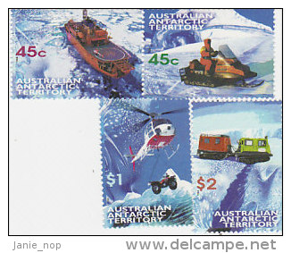 Australian Antarctic Territory 1998 Transport Set MNH - Other & Unclassified