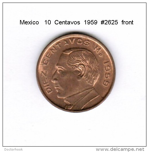 MEXICO    10  CENTAVOS  1959   (KM # 433) - Mexico