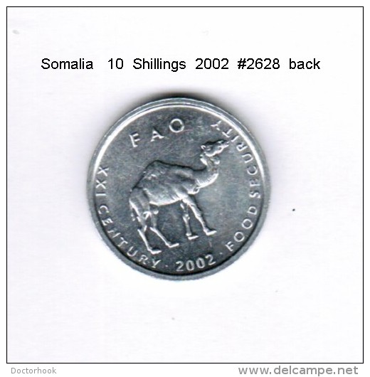 SOMALIA    10  SHILLINGS  2002 - Somalia