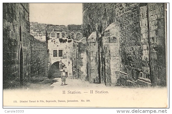 JÉRUSALEM - 2ÈME STATION (TARAZI) - Palestina