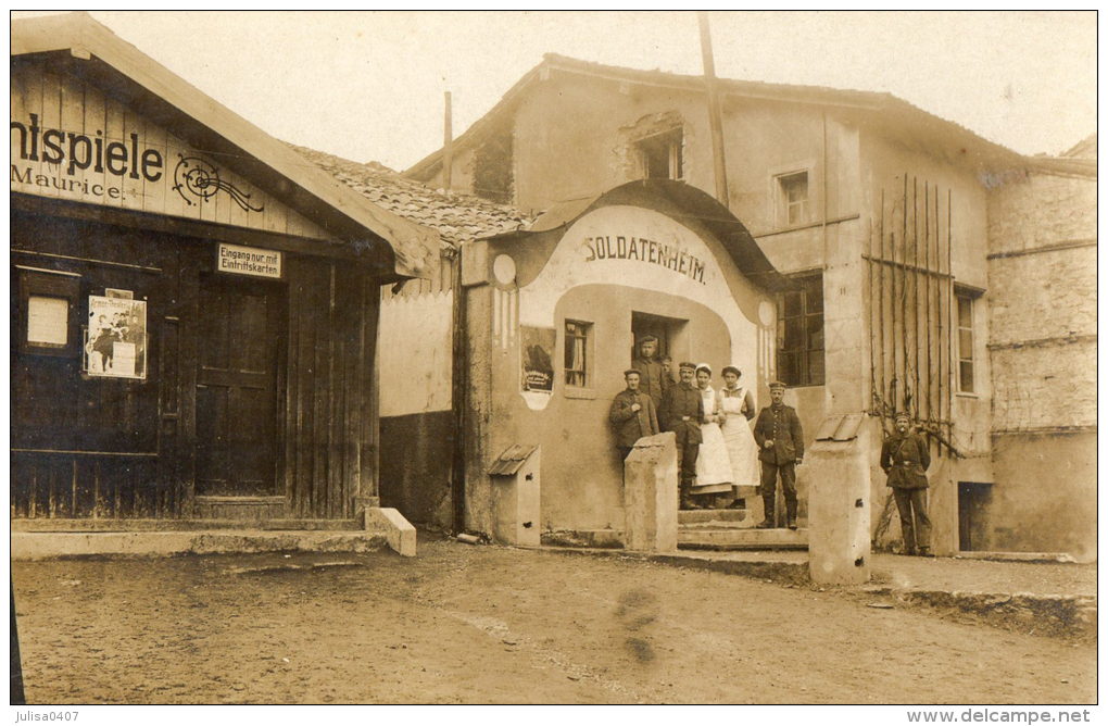 SAINT MAURICE SOUS LES COTES (55) Carte Photo Occupation Allemande Guerre 1914-1918 - Autres & Non Classés