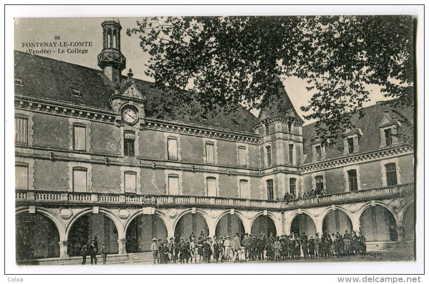 Fontenay Le Comte Le Collège Animée - Fontenay Le Comte