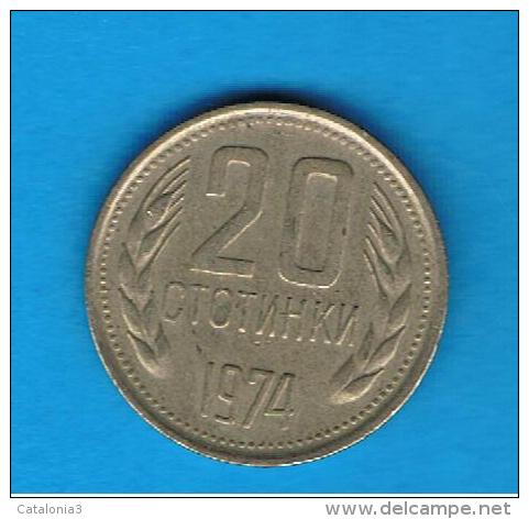 BULGARIA - 20 Stotinki  1974    KM88 - Bulgaria