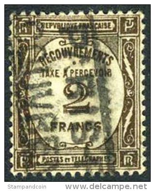 France J65 Used 2fr Postage Due Of 1931 - 1859-1959 Used