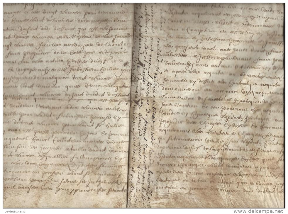 Normandie/Généralité De Caen/13 Sols/document Vélin/1704     CAGE1 - Cachets Généralité