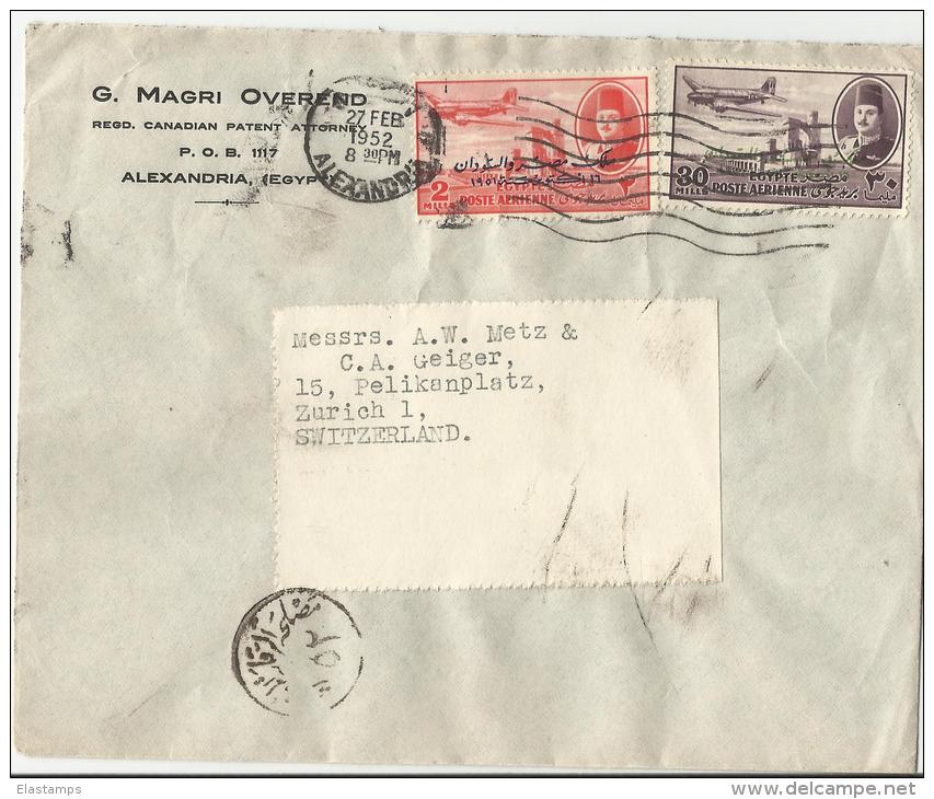 =AGYPTEN  BRIEF 1952 - Storia Postale