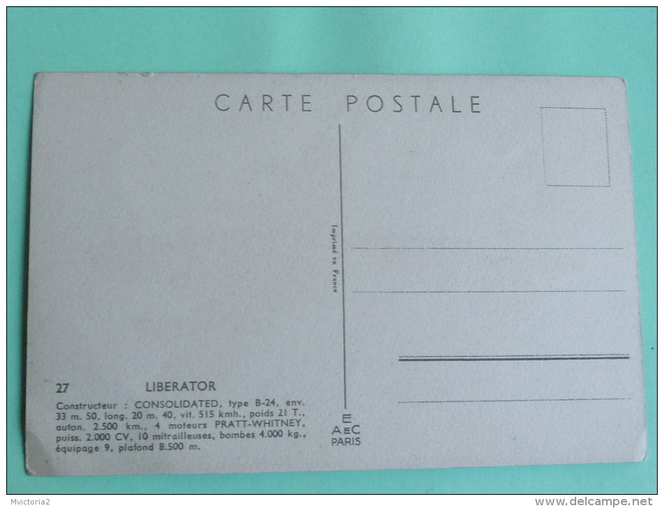 LIBERATOR - Constructeur : CONSOLIDATED - Autres & Non Classés