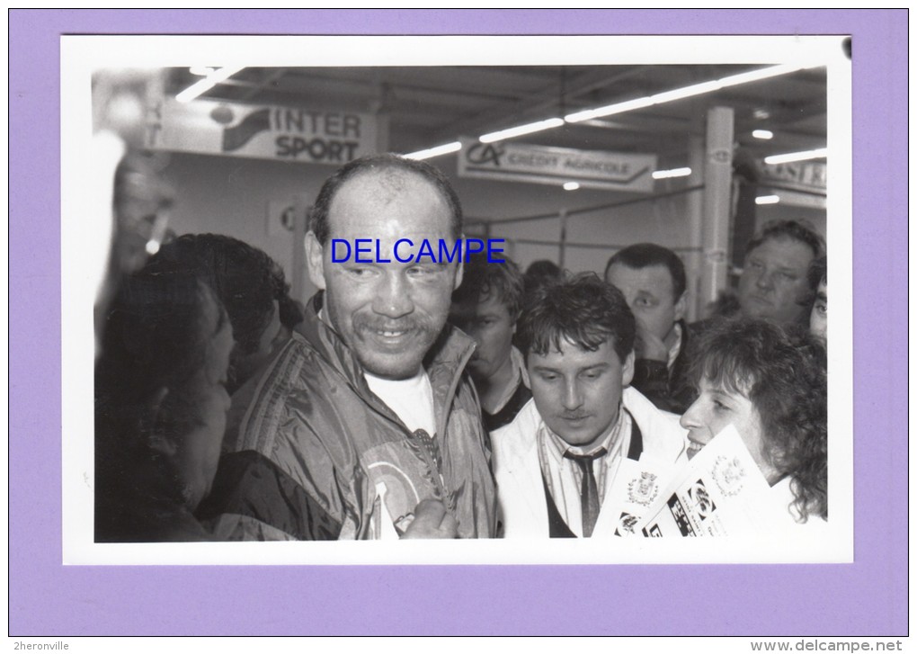 CPSM Photo - SAINT DIZIER - Maurice CHANET , Boxeur Forain , Champion D´Europe De Boxe 1990 - Contre Derek Williams - Boxing