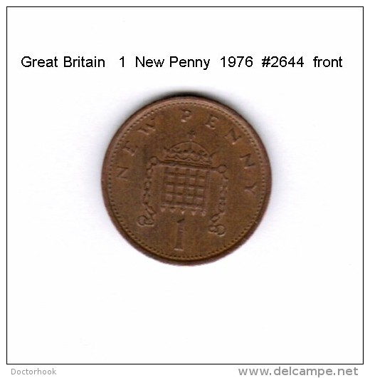 GREAT BRITAIN    1  NEW PENNY  1976   (KM # 915) - 1 Penny & 1 New Penny