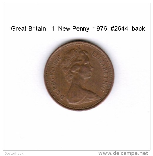 GREAT BRITAIN    1  NEW PENNY  1976   (KM # 915) - 1 Penny & 1 New Penny