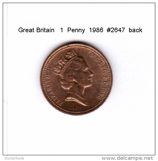 GREAT BRITAIN    1  PENNY  1986   (KM # 935) - 1 Penny & 1 New Penny