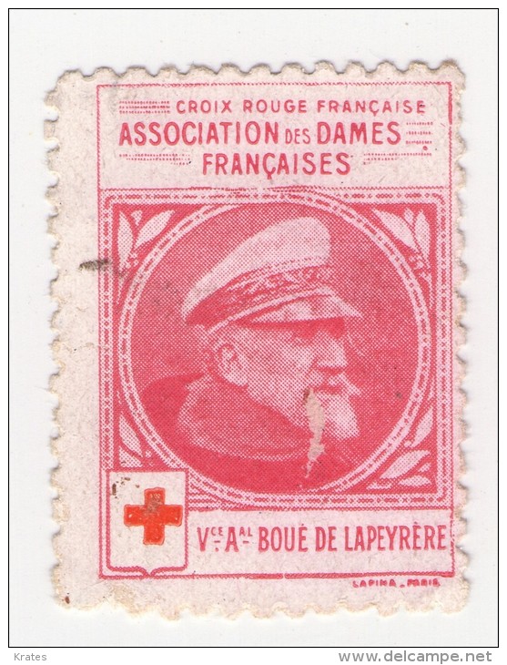 Stamps - Aditional Stamp, Charity Stamp, Revenue Stamp, France, Red Cross - Croce Rossa