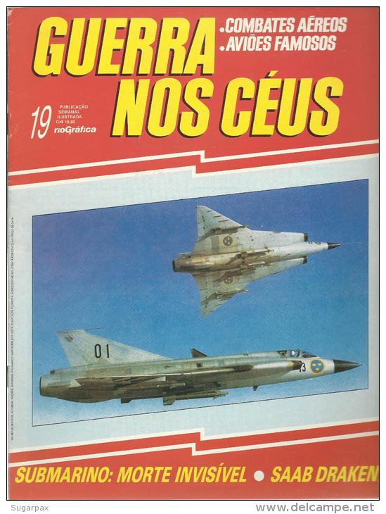 SAAB DRAKEN - SUBMARINO: MORTE INVISÍVEL - GUERRA NOS CÉUS N.º 19 - See Description - Aviazione