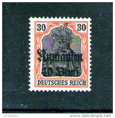 1917 - OCCUPATION ALLEMANDE  Mi No 12 Et Yv 30  MNH - Occupations