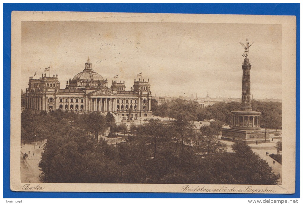 Deutschland; Berlin; Tiergarten; Reichstagsgebäude; 1927; Bild2 - Tiergarten