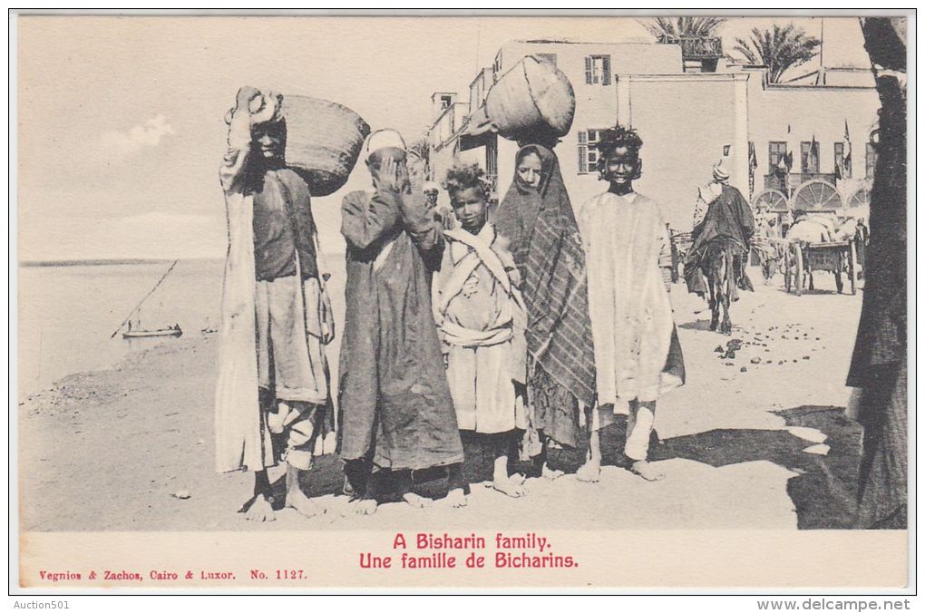 19201g EGYPTE - A Bisharin Family - Une Famille De Bicharins - Autres & Non Classés