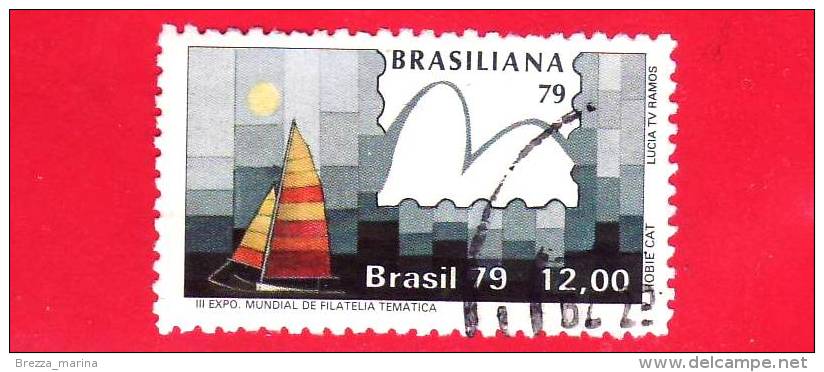 BRASILE - USATO - 1979  - Brasiliana 79 - Expo Mondiale Di Filatelia Tematica - 12.00 - Gebraucht