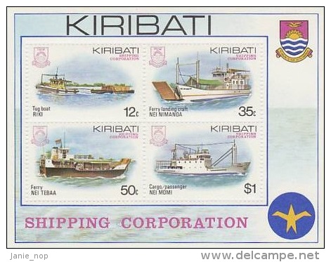 Kiribati-1984 Local Ships MS MNH - Kiribati (1979-...)