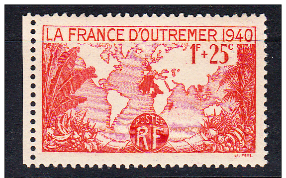 FRANCE.1940 Nº YVERT Nº 453.LA FRANCE D'OUTRE-MER   NEUF SANS CHARNIÈRE   FR 140 - Nuevos
