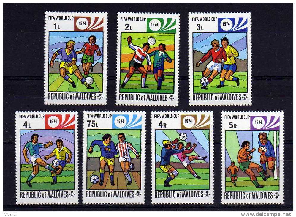 Maldive Islands - 1974 - Football World Cup Finals - MH - Maldives (1965-...)