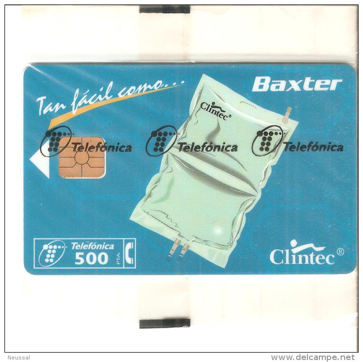 Tarjeta Telefonica  Nueva Baxter - Commemorative Advertisment